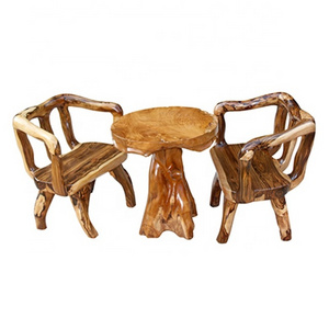 Indonesian natural hime furniture and decoration HIGH ARTISTIC FURNITURE SET RARE TEAK ROOT FURNITURE