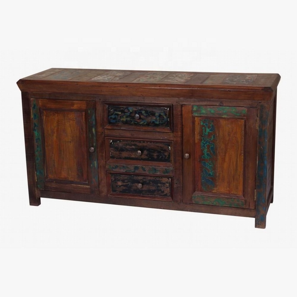 Robby Cabinet or rack With 2 Doors and 3 Drawers handmade of high quality wood originally from Indonesia