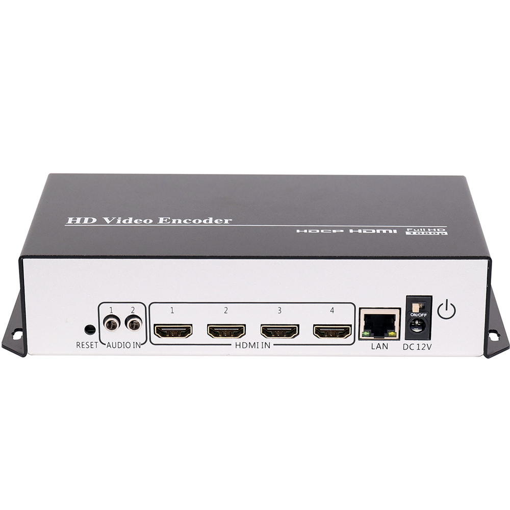 DHL Free Fast Shipping 4 Channels HD Encoder, Digital TV Broadcasting Equipment, IPTV Network Video Encoder H.264