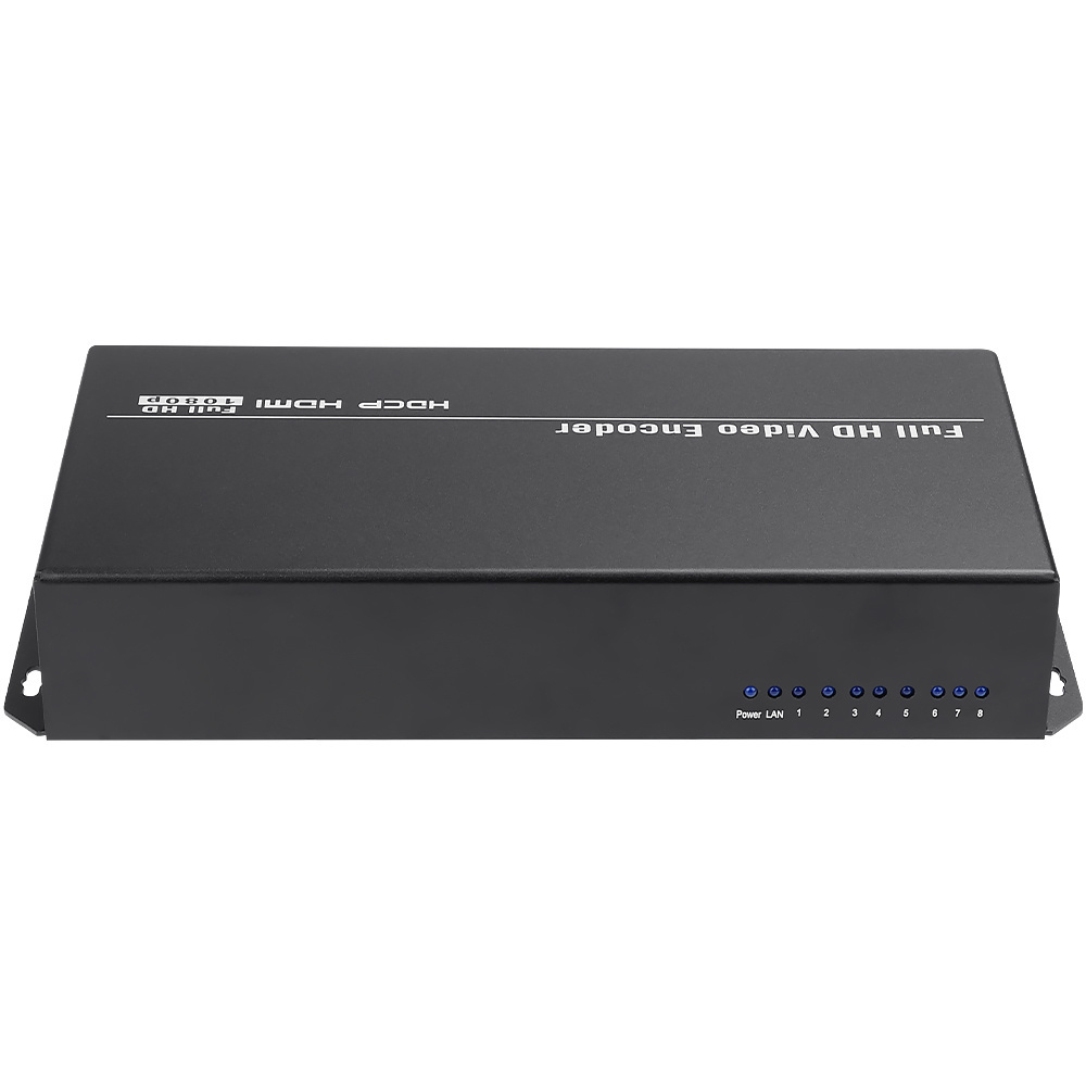 URay 8 in 1 H.265 H.264 HDMI To IP Video Encoder 8 Channels Live Streaming Encoder HD Encoders H265