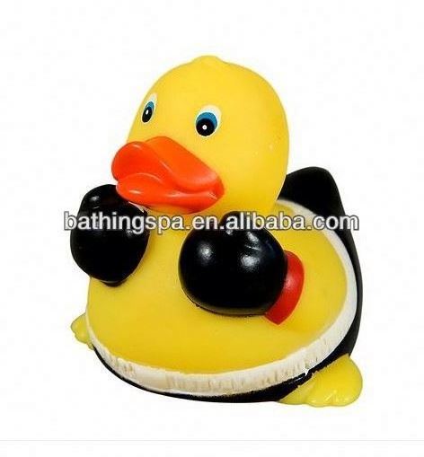 Hot selling rubber duck boxer rubber octopus toy