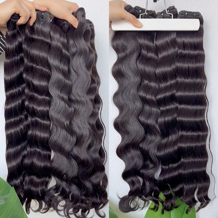 Drop Shipping Vendor Vietnamese cambodian indian raw virgin Natural Cuticle Aligned Human Natural Wavy hair vendor