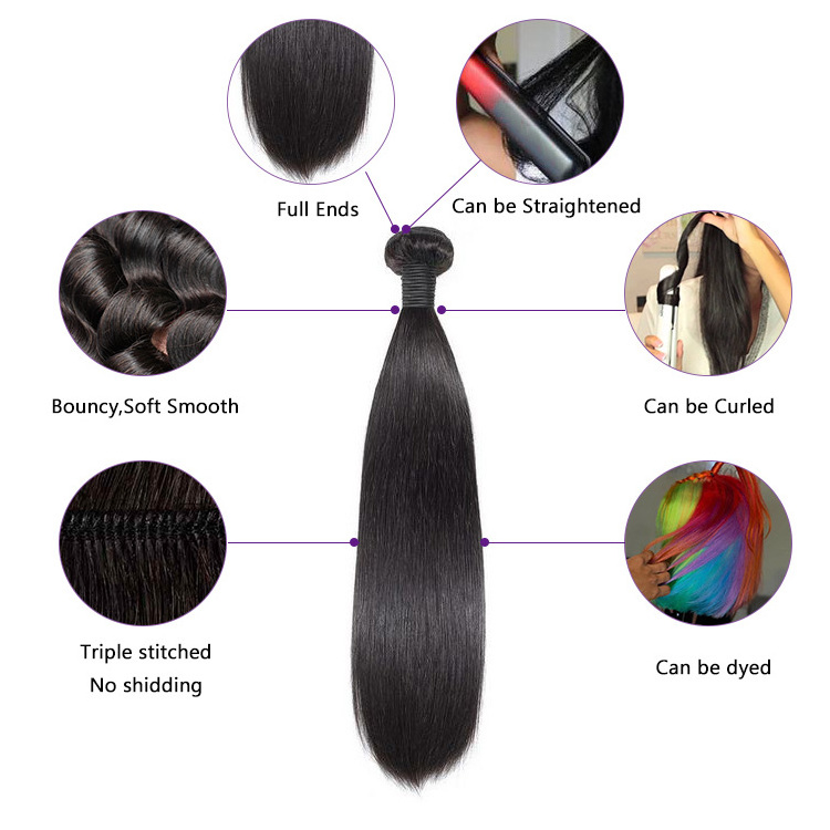 Ship Within 2 Hours Grade 10A 100%raw peruvian Virgin Human Mink hair bundle kinky curly weaves bundles with closure