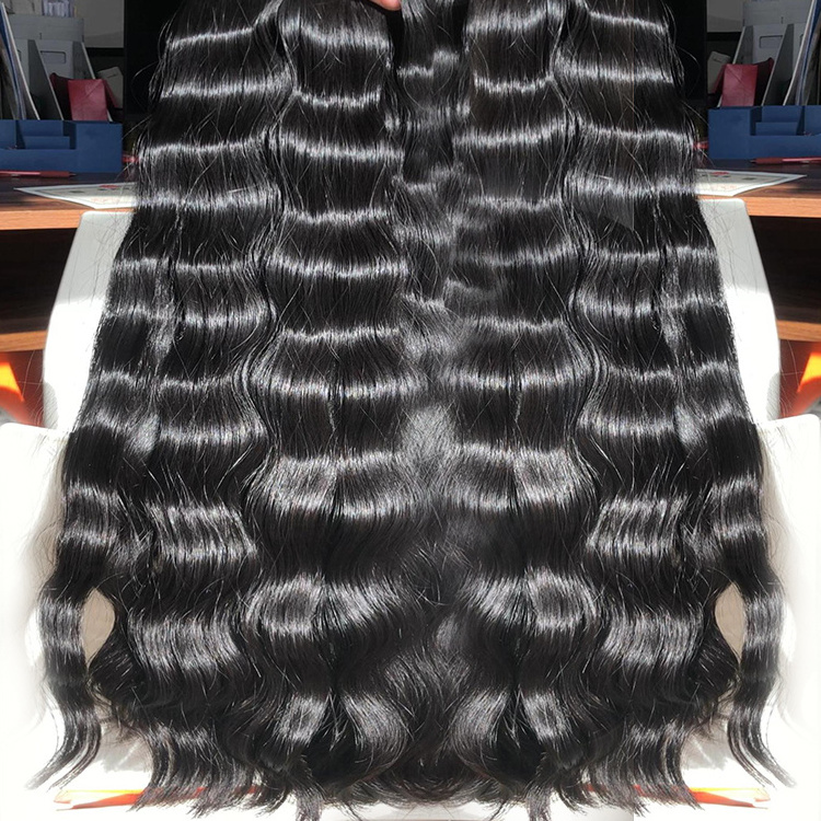 Vietnamese raw Virgin Human Hair Double Drawn Cuticle Aligned Cambodian Natural Wave raw indian human hair bundles