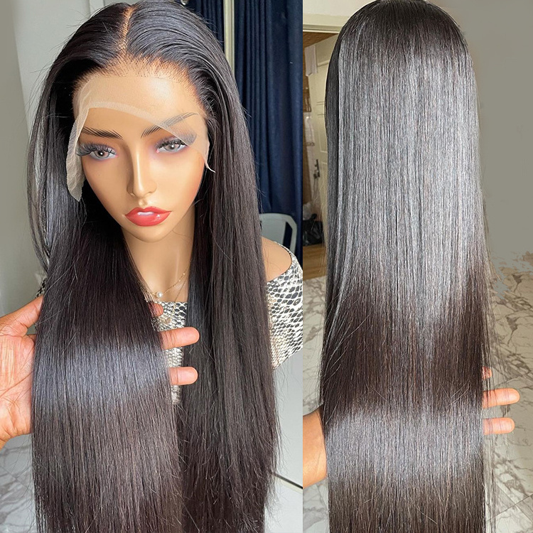 Wholesale 11a bone straight human hair Vietnamese Virgin human hair 13x4 HD Lace Frontal Bone straight wig