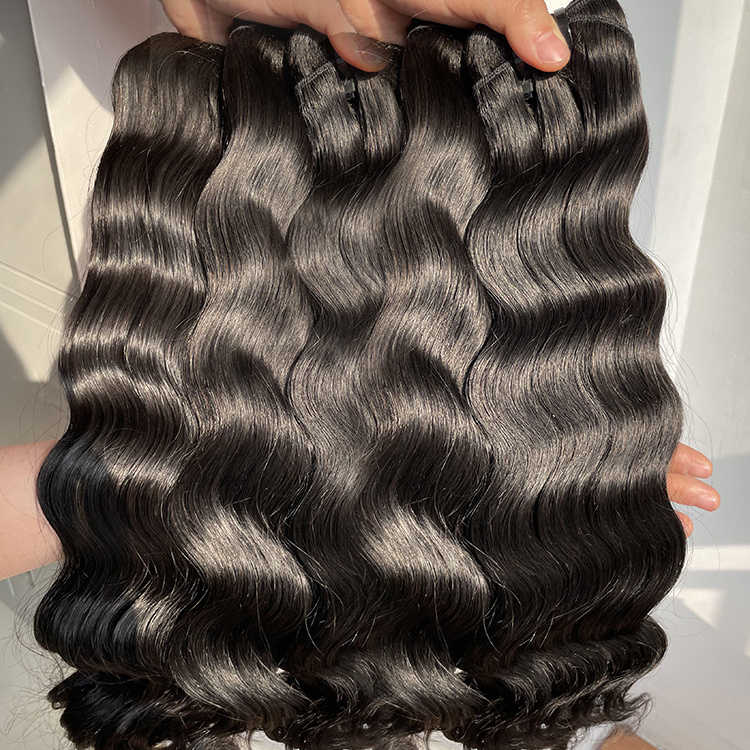 Raw Vietnamese Hair Vendor cuticle aligned human hair Natural Wave unprocessed single donor raw virgin cambodian hair vendor