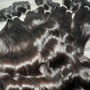 Wholesale raw indian hair bundles unprocessed human hair extension 100% cuticle aligned dropshipping raw indian human hair