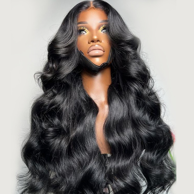 Drop Shipping 12a grade virgin human hair 13x4 5x5 hd lace closure wig raw hair body wave lace front wigs human hair