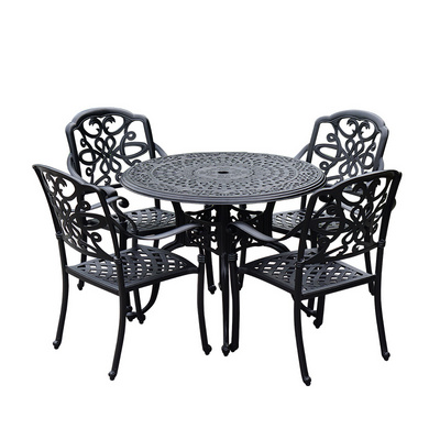 Die Cast Aluminum Outdoor Patio Furniture Chair Set Table And bench patio furniture