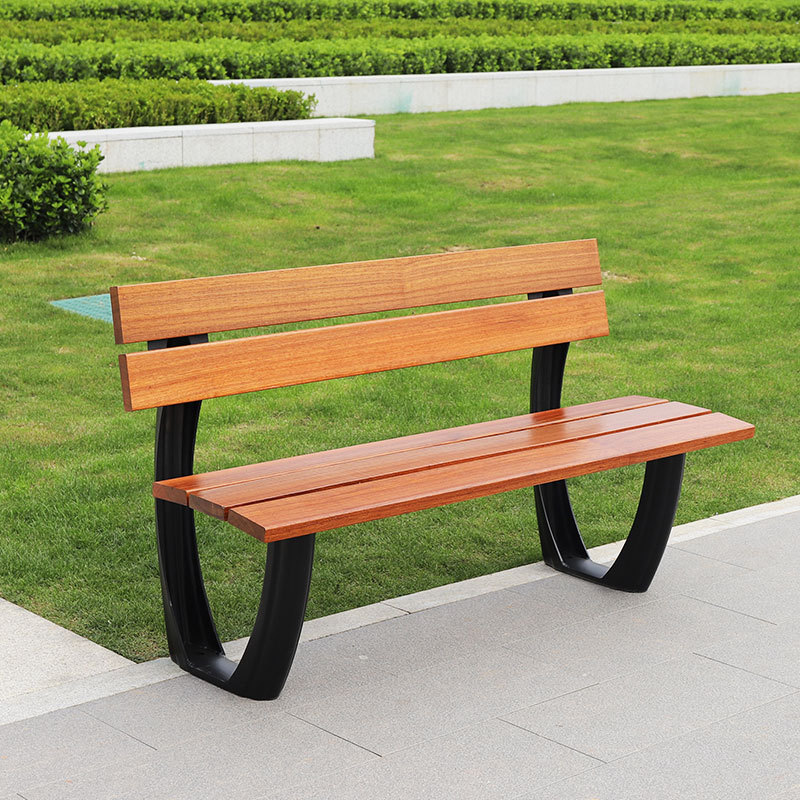 145cm length steel and wooden outside benches street bench outdoor for park garden leisure and public places