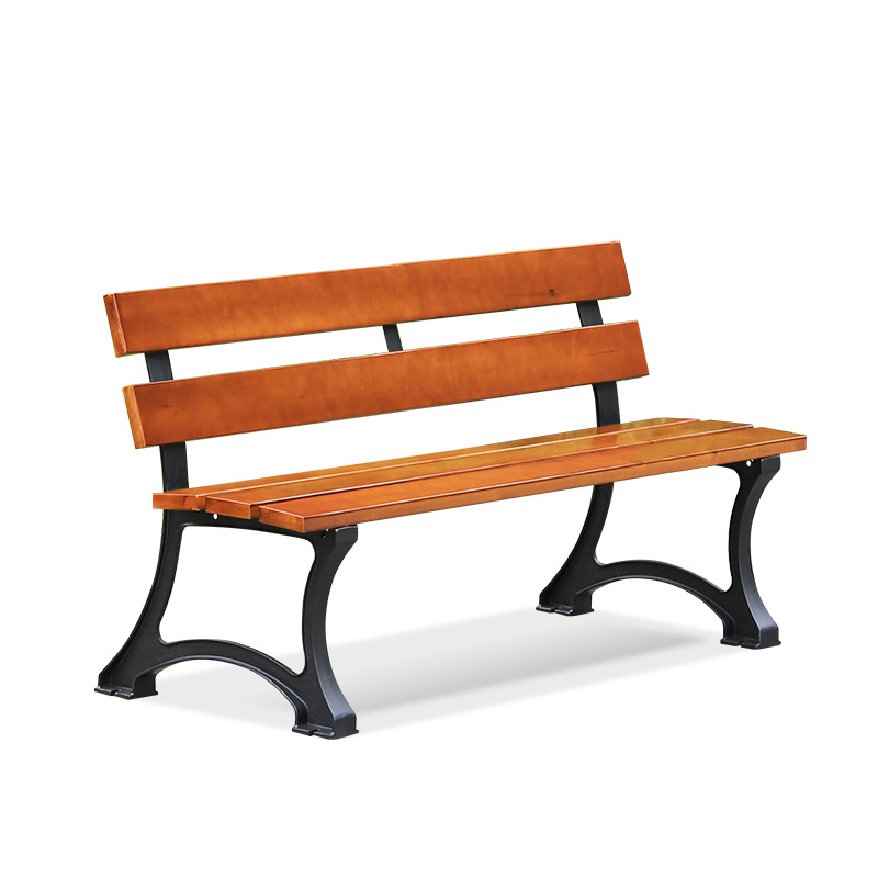 New Design! Retro Style Outdoor Garden Bench Made of Rain-proof and Sun-proof Solid Wood Leisure Outdoor Furniture