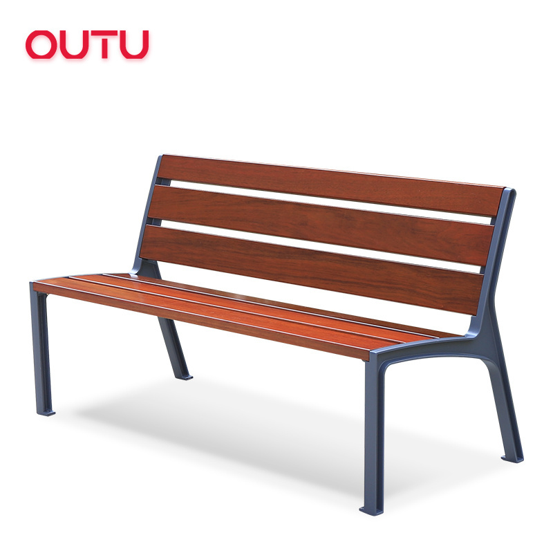 Factory Price Durable Aluminum Patio Benches Outdoor Park Tree Bench Seat for 3 or 4 seaters