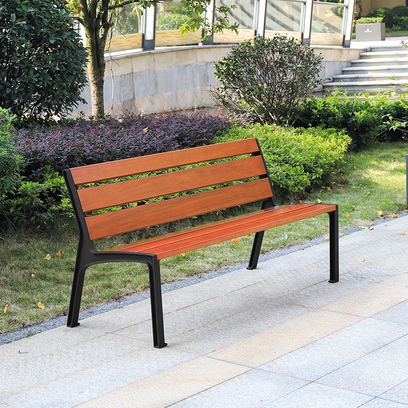 Factory Price Durable Aluminum Patio Benches Outdoor Park Tree Bench Seat for 3 or 4 seaters