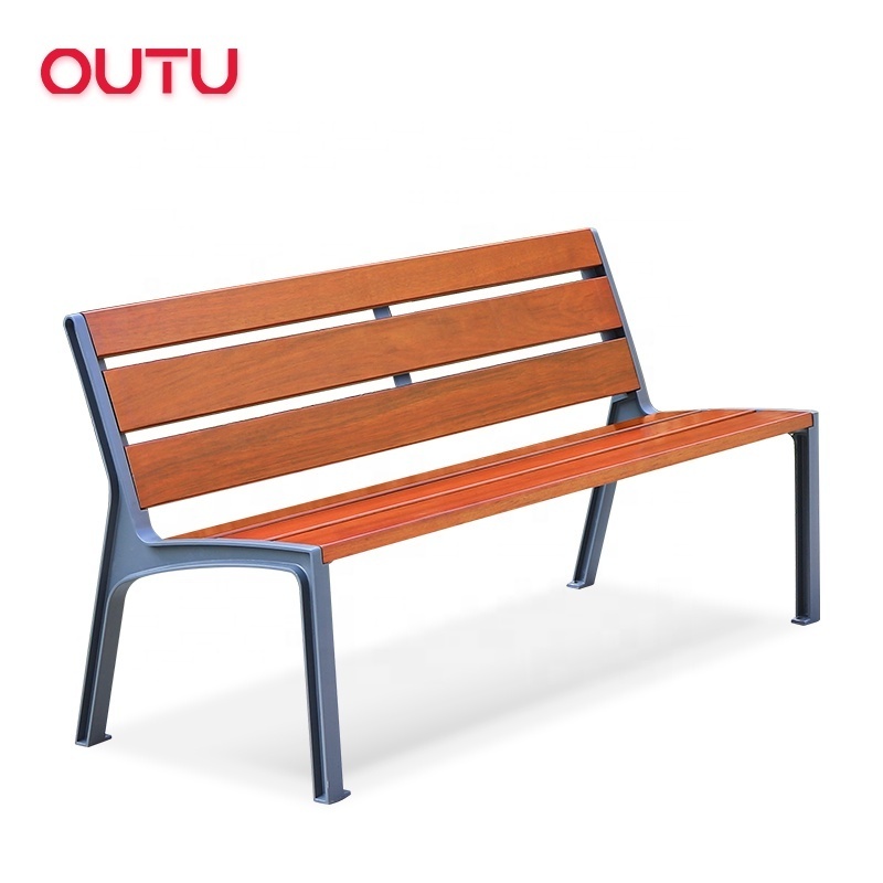 Factory Price Durable Aluminum Patio Benches Outdoor Park Tree Bench Seat for 3 or 4 seaters