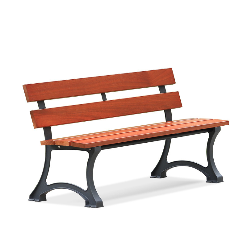 New Design! Retro Style Outdoor Garden Bench Made of Rain-proof and Sun-proof Solid Wood Leisure Outdoor Furniture