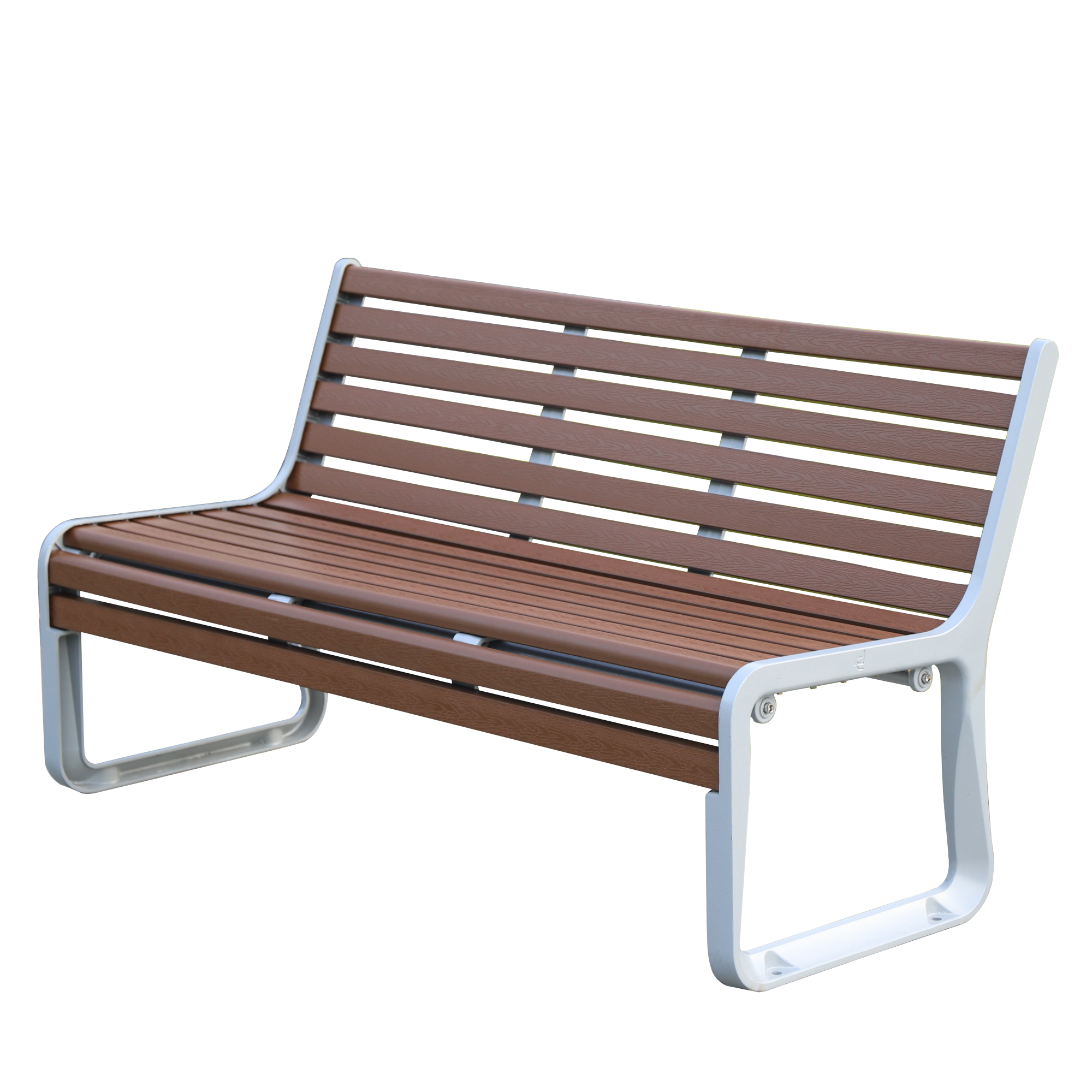 Teak aluminum metal bench chair modern bench seating garden patio outdoor plastic wooden benches