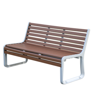 Teak aluminum metal bench chair modern bench seating garden patio outdoor plastic wooden benches