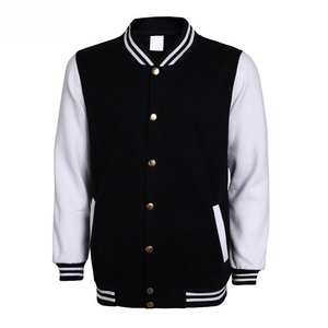 Men Clothing 2023 Customized Men Clothing Varsity Jacket Women Baseball Uniform Black Outwear Jacket