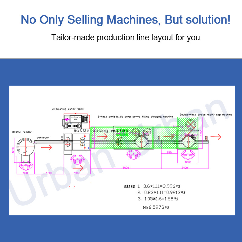 Syrup Filler 6 Nozzles Automatic 30ml 60ml 120ml Energy Drink Syrup Filling Machine