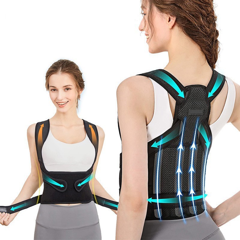 Back Posture Corrector For Women Men, Breathable And Adjustable Back Posture Brace, Back Straightener Relieves Shoulder And Back