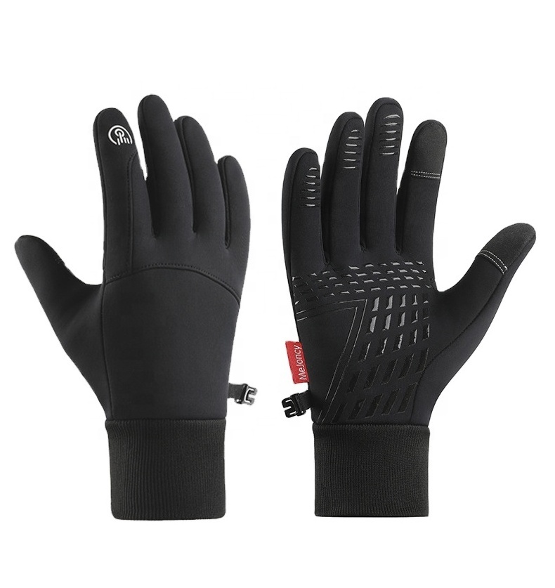 Winter Men Women Warm Waterproof Anti Slip Bike Running Riding Walking Touch Screen Cycling Driving Winter Ski glove