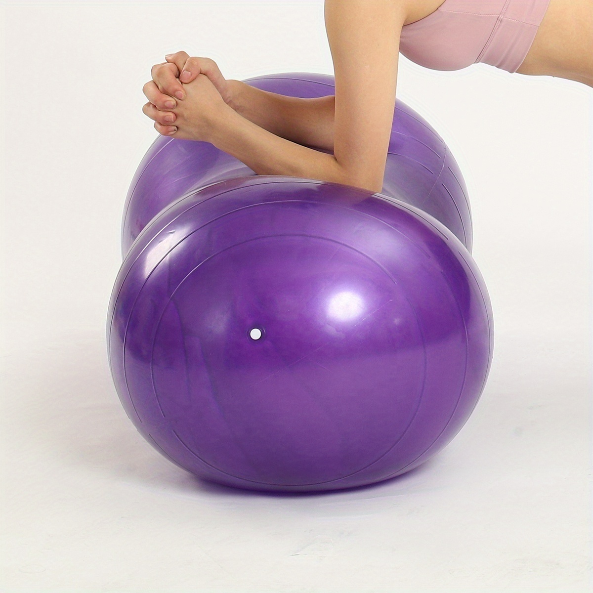 PVC Explosion Proof Peanut Gym Fitness Yoga Ball Exercise Workout Inflatable Ball with Pump