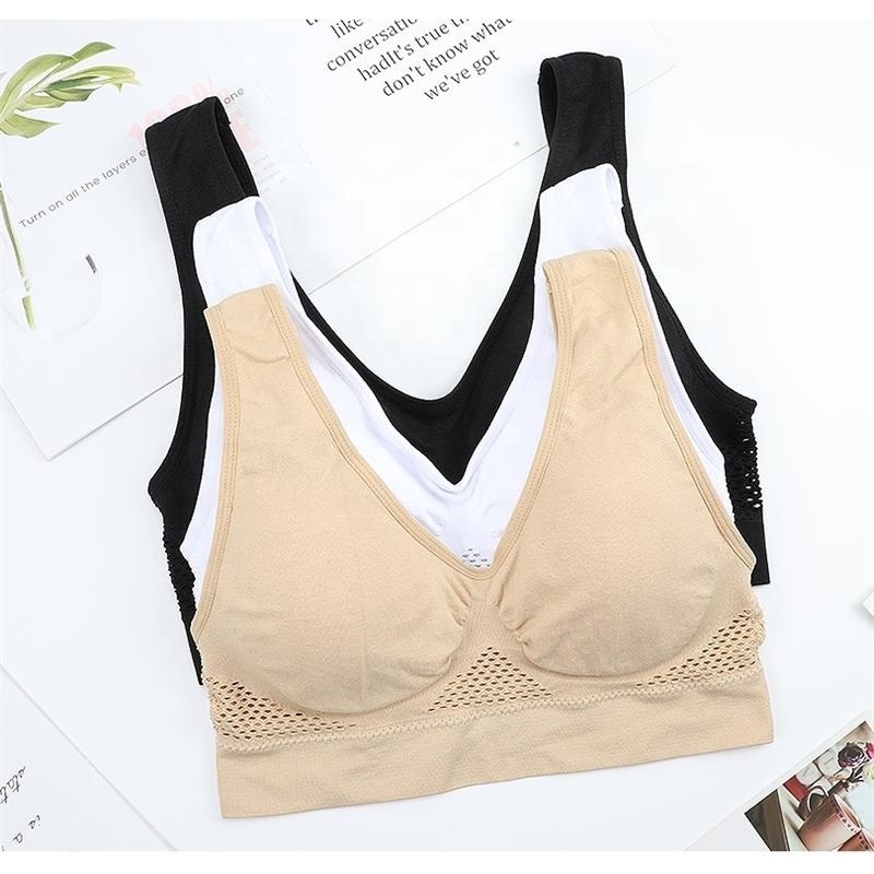 Ultra Breathable Lift Air Bra Breathable Cool Lift Up Air Bra Women Seamless Bras Removable Pads