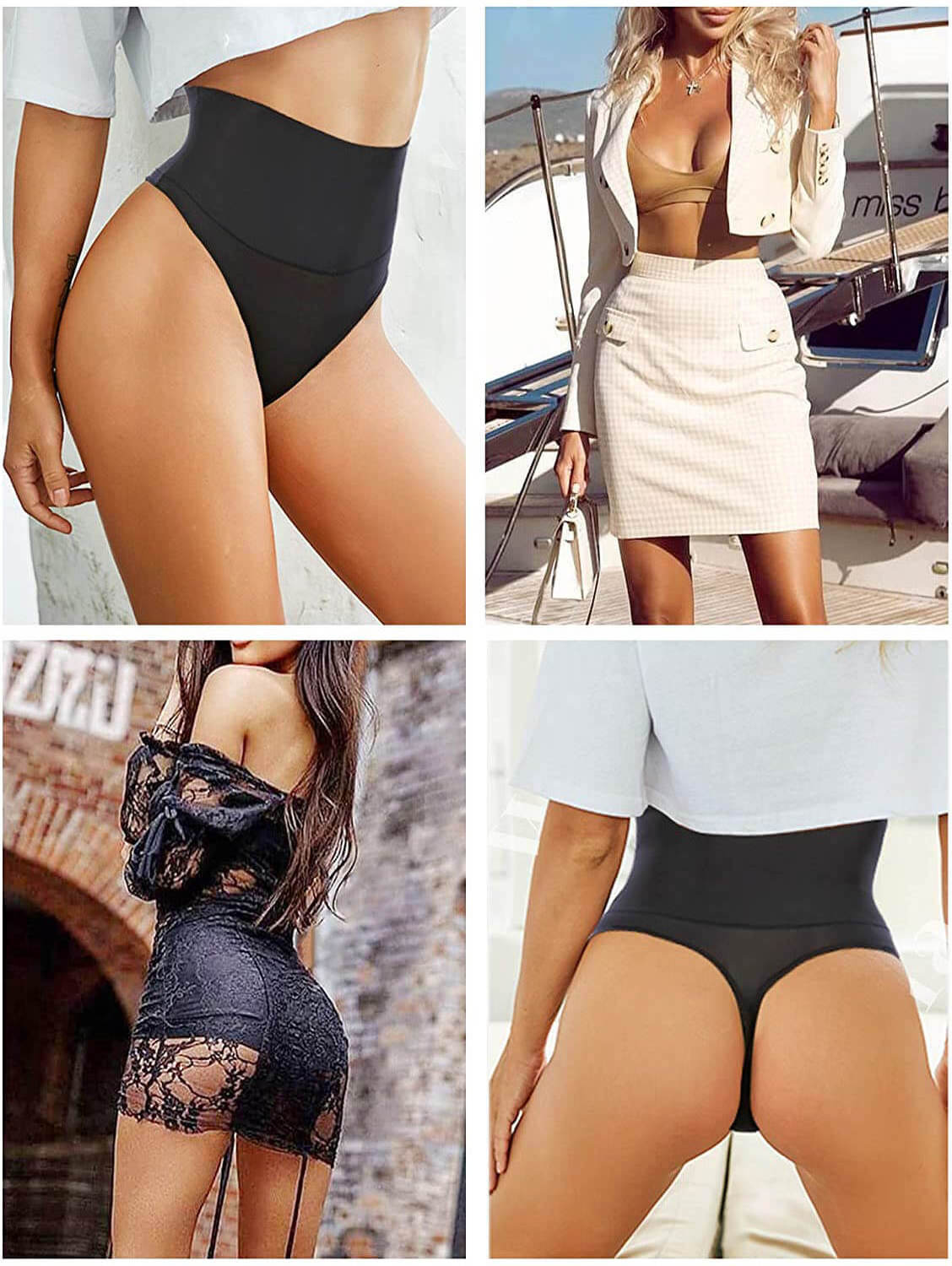 Women High Waist Thong Butt Lift Panties Slimming Body Shaper Underwear Tummy Control Waist Seamless Shaperwear sexy Thongs