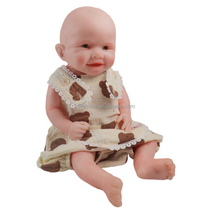 Bebe Reborn 48CM Girl Full Solid Silicone Reborn Doll Handmade Painted Lifelike Soft Touch Hand-made Doll Toy