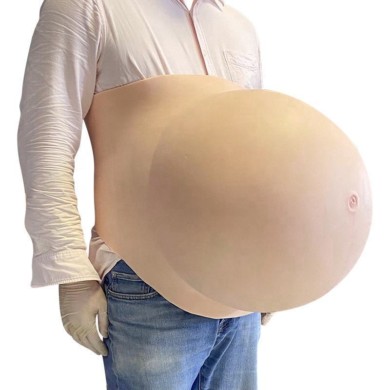 DIY Inflatable Pregnant Belly False Silicone Simulation Delivery Pot Belly Props Cosplay Masquerade Pregnant Belly Mannequin