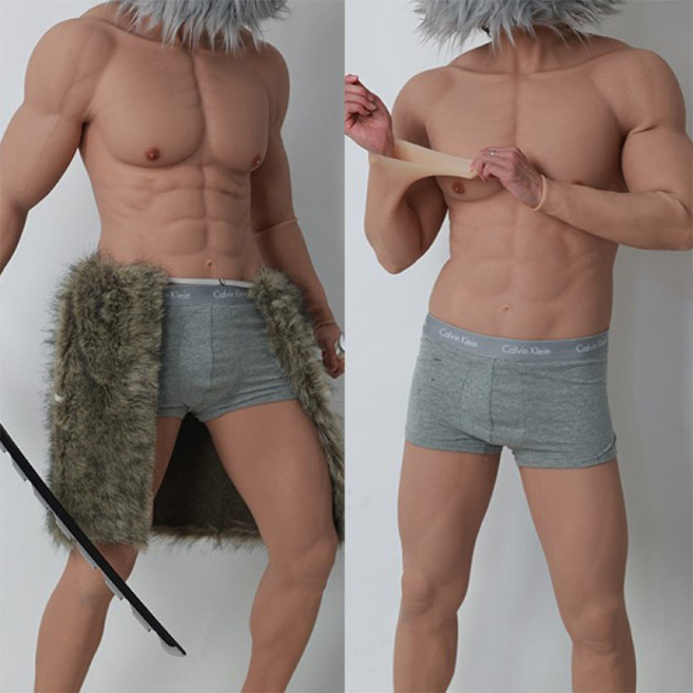 False Strong Male Abdominal Realistic Muscles Artificial Simulation Man Chest Muscle Suit For Anime Cosplay