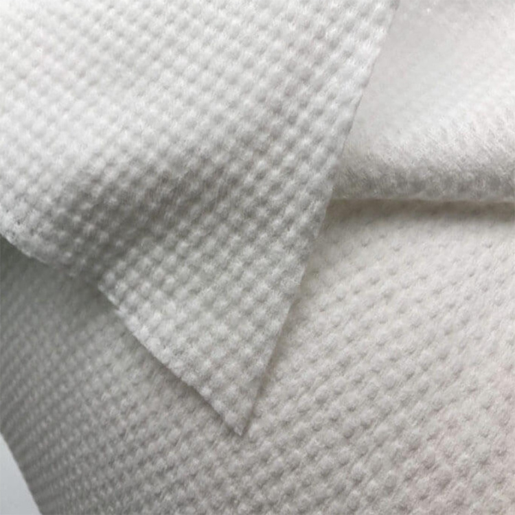 Best price organic viscose  bamboo material used for wet wipes spunlace nonwoven fabric