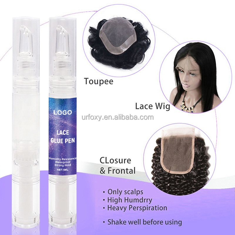 Lace Glue Pen Private label Invisible 5ml Wig Lace Adhesive Stick For Wig Frontal Hair Wig Install Hair Bonding Glue Wholesale