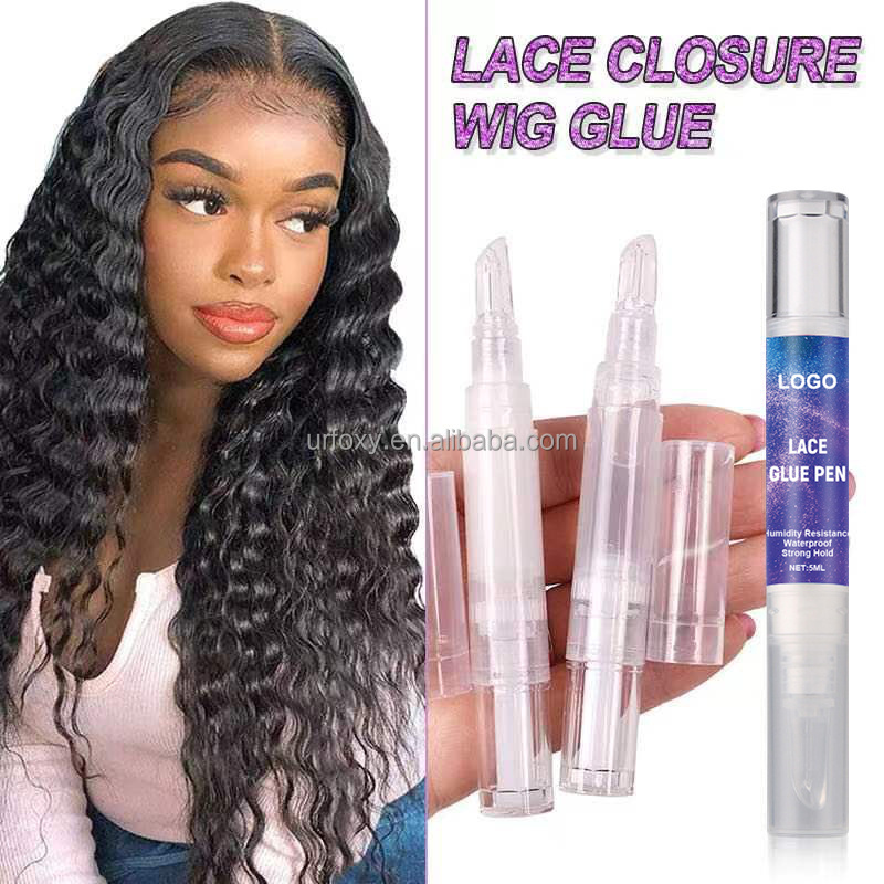 Lace Glue Pen Private label Invisible 5ml Wig Lace Adhesive Stick For Wig Frontal Hair Wig Install Hair Bonding Glue Wholesale