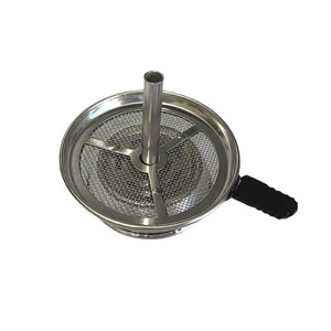 Stainless Steel Charcoal Holder With Handle For Hookah Shisha Head Metal Heat Management Hookah Accessories