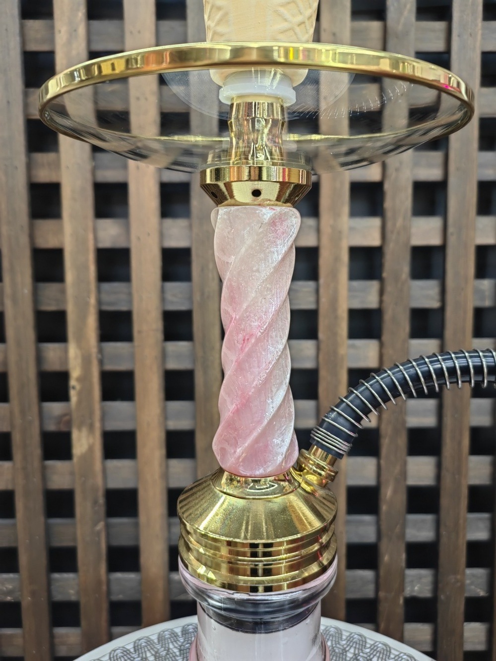 Pink Ice Cream Hookah 52CM High Aluminum Alloy Hookahs Shisha Nargila Set with Accessories