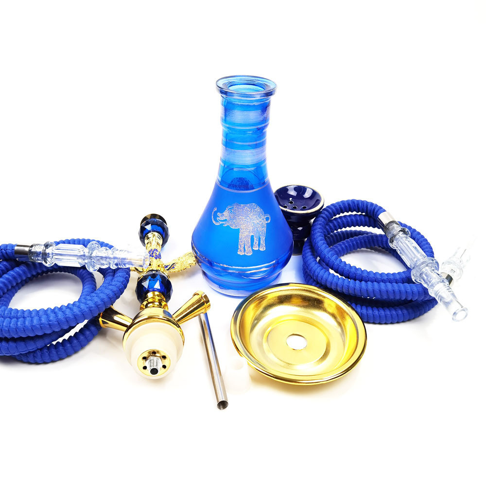 Arabic Hookah 2 Hose Glass hookah Cheap wholesale Eagle design styles shisha hookah unique