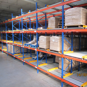 Industrial High Density Gravity Roller Pallet Rack