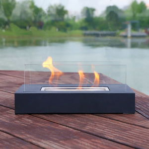 Ur-Health-fire Mini Fire Pit Biofuel Fireplace Fire Table Insert Stainless