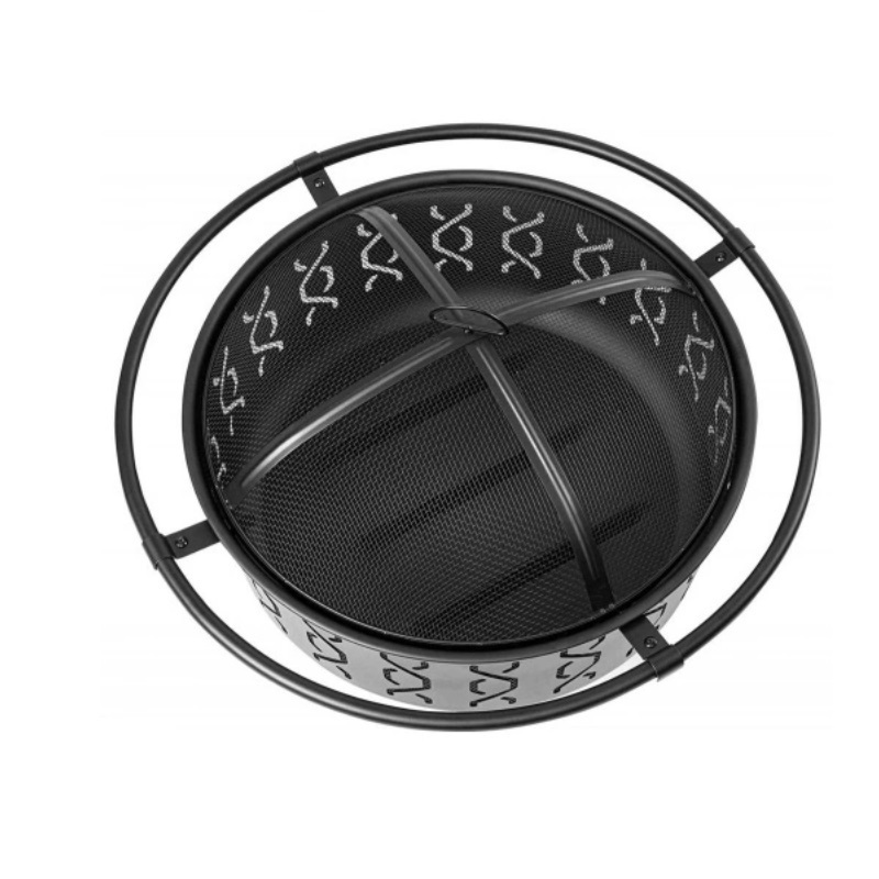 Ur-health Outdoor Charcoal Fire Pit Portable Removable Round Freestanding Fire Pit With Cover