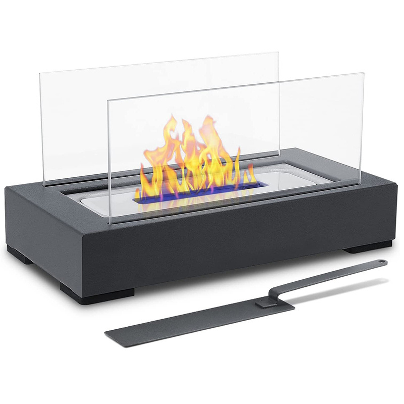 Ur-Health-fire Mini Fire Pit Biofuel Fireplace Fire Table Insert Stainless