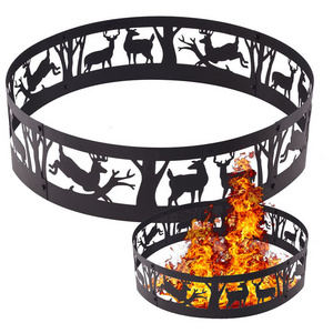 Ur-health Wood Burning Fire Pit Ring Portable Fire Ring for Camping