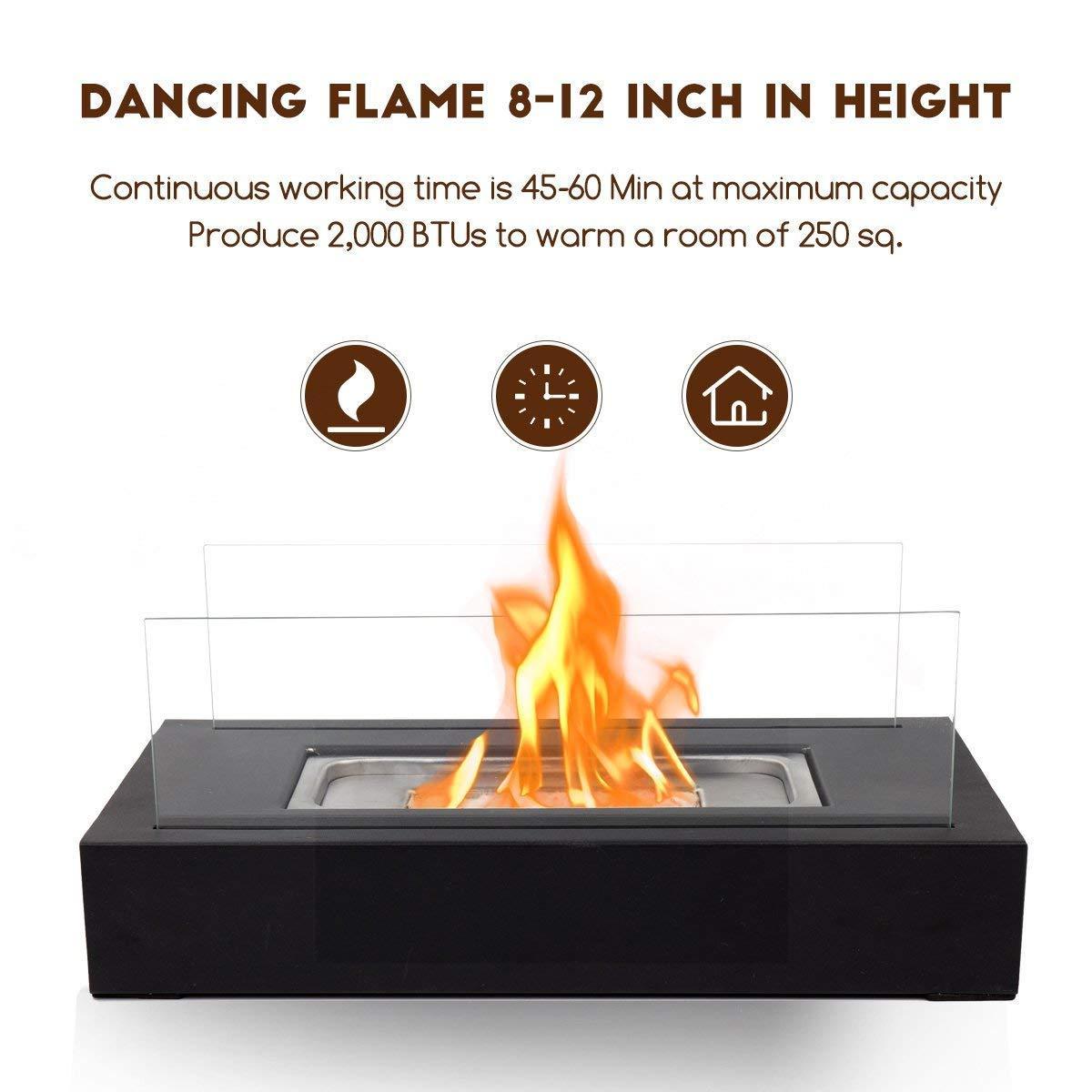 High Quality Tabletop Portable Ethanol Fireplace Table Top Fireplace Tabletop Fire Pit Alcohol Patio Bioethanol Fireplace