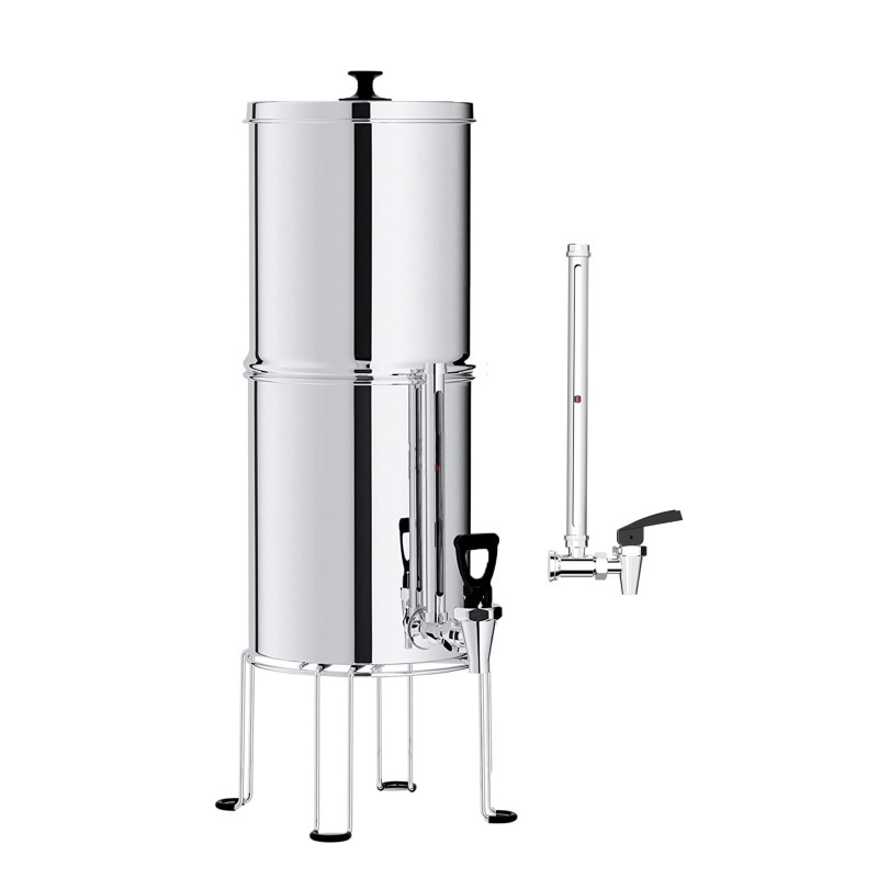 Ur-health Gravity Fed Water Filtration System Stainless Steel Water Filter