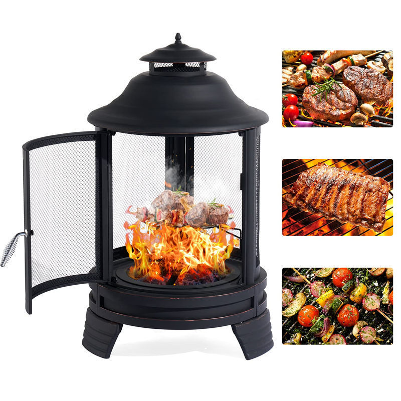 Ur-health Camping Fire Pit Portable Outdoor Portable Smokeless Grill