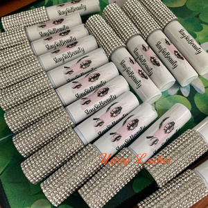 Waterproof sky glue eyelash extensions personalized adhesive label latex free s+ eyelash glue for individual lashes