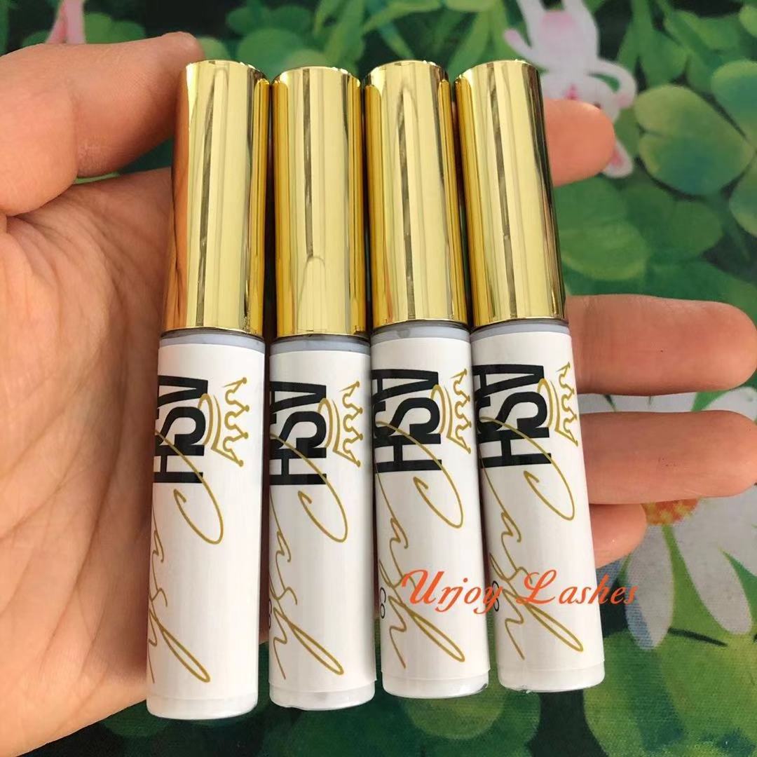 Volume Extention Remover Strip Lash Glue Latex Custom logo printing White Oem Bottle strong long lasting eyelash glue