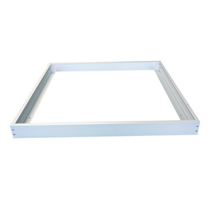 Led Panel Surface Mounting Aluminum Frame Box Kit For Ceiling Panel 600 X 600 White Coating Panel Light Strip