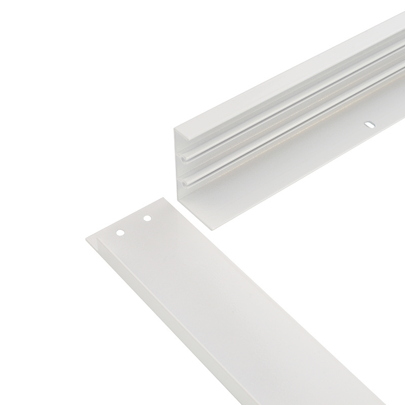 Led Panel Surface Mounting Aluminum Frame Box Kit For Ceiling Panel 600 X 600 White Coating Panel Light Strip