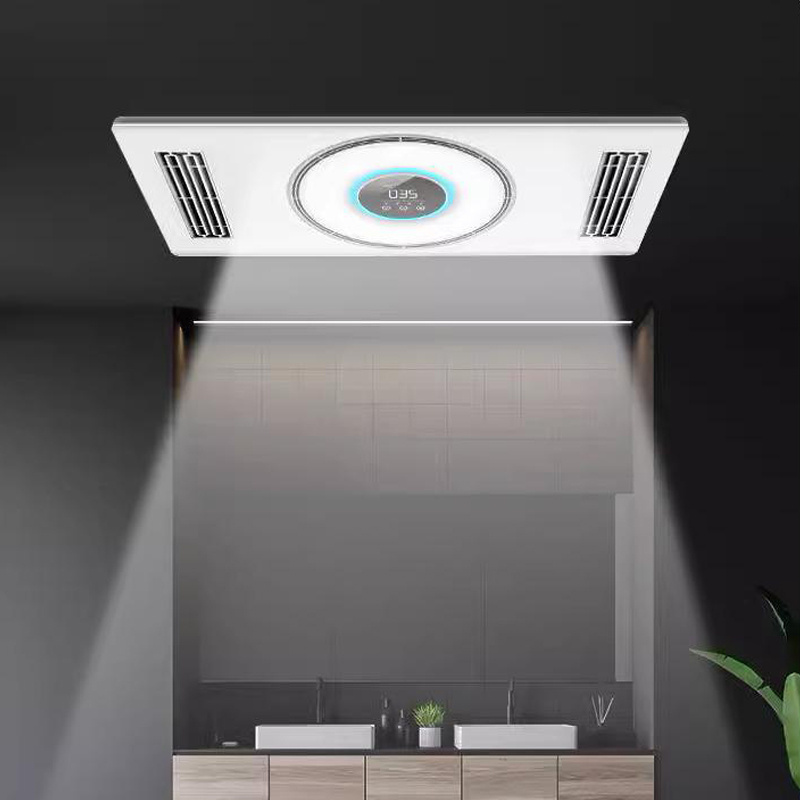 300*600mm ceiling installation integrated ceiling fan heating led bathroom multi-functional PTC heater exhaust fan